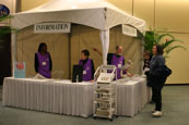 Volunteers at Canada Blooms